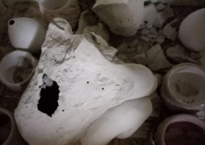 exploded in kiln